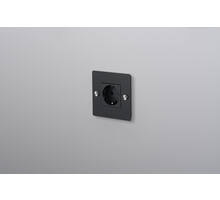 EU 1G Socket/Schuko Type F/w/out B+P Logo/Black
