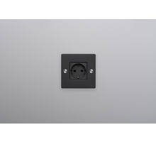 EU 1G Socket/Schuko Type F/w/out B+P Logo/Black