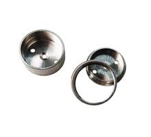Pitons 25mm vernikkeld, voor ronde roede 25mm