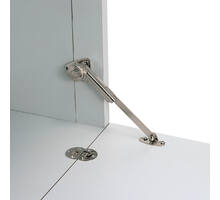 Dekselschaar met regelbare soft close, links