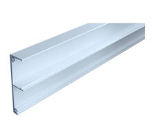 Spaceship afdekprofiel aluminium zilver, lengte 2500mm, 65mm