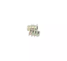 Rampabus conisch M4/5.5x10mm met rand, geel verzinkt