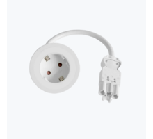 PIX wit inbouw, met witte buitenring