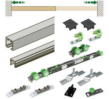 Spaceship 80 W set compleet met rail voor een deur van 100cm