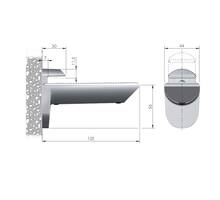 Plankdrager Kaiman, zilver RAL 9006