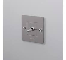 EU 1G Toggle Switch/w/ B+P Logo/Steel