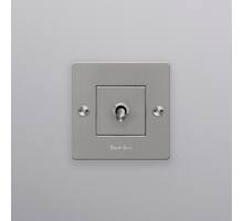 EU 1G Toggle Switch/w/ B+P Logo/Steel