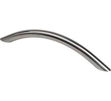 Greep 10x96mm boog RVS look, totale lengte 115mm