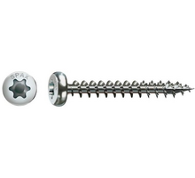 Spax bolkop torx 4,0x16 CK verzinkt voldraad VE= 1000 st