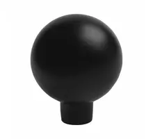 Knop METAL 832 diameter 24mm mat zwart
