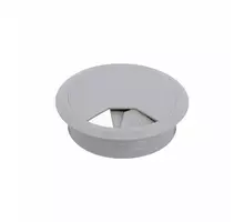 Kabeldoorvoer klep met veer 80mm kunststof 