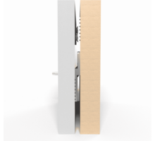 Paneelprofiel aluminium MF625 lengte 2500mm, diepte 5.08mm