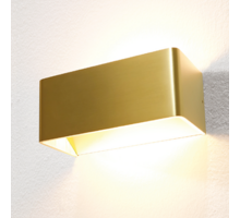 Wandlamp Toledo Up/down GOUD Geborsteld dimbaar IP20