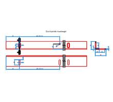 PROSLIDE muurbevestiging lengte 3 meter