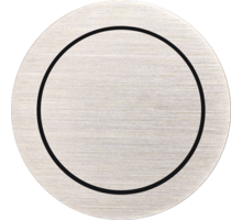 Rond 2.0 Push button 2X- s. trim - brushed nickel