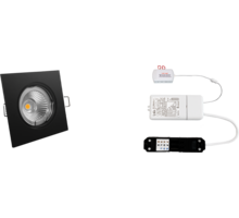 7x  Vierk. zwart+7x powerled+7x verl+driver