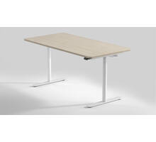 Workdesk Round voor bladmaat van 1600-2400mm , wit