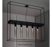 Caged Ceiling 5.0 - Black Marble/Buster Bulb Tube