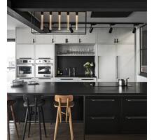 Caged Ceiling 5.0 - Polished White Marble/Buster Bulb Tube