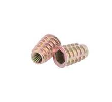 Rampabus conisch M10/16x25mm met rand, geel verzinkt, SW10