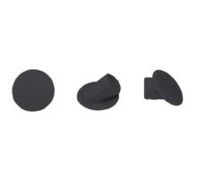 Afdekkappen 45° Clamex, ral 9011, per 100, zwart