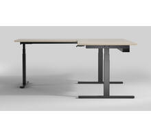 De Milano Hoek. Kleur: Zwart RAL9005.