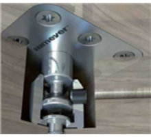 Fixissimo VE-40 K, 40x40mm, voor massieve poten, per set