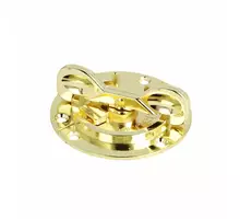 Bladverbinder rond 60mm, dikte 1,5mm vermessingd