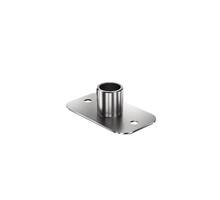 FritsJurgens plafondplaat, rechthoekig, RVS, 70x40mm