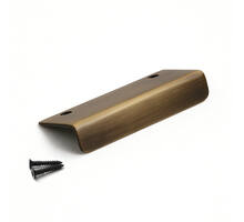 Greep antiek brons montage op de deur, lengte 95mm