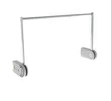 Kledinglift elektrisch grijs-daalt 70cm-kast 60-90cm breed