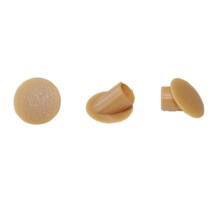 Afdekkappen 45° Clamex, ral 1011, per 100, beuk