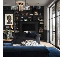 Caged Ceiling 4.0 - Black Marble/Buster Bulb Tube