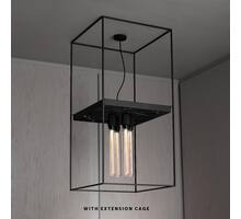 Caged Ceiling 4.0 - Black Marble/Buster Bulb Tube
