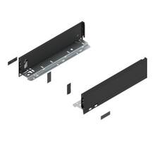 Legrabox ladezijde M 350mm, carbon zwart, hoogte 90,5mm