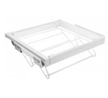 Schoenenrek, uittrekbaar,  700 mm SOFT-CLOSE, Wit