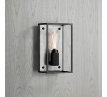 Caged Wall Light/Medium/White Marble