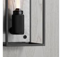 Caged Wall Light/Medium/White Marble