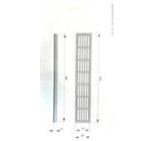 Luchtrooster wit kunststof 474 x 80mm, inlaat 464x70x13mm