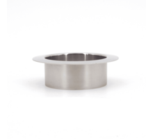 Afvaldoorlaat rond RVS glanzend, boormaat 82mm, geen deksel