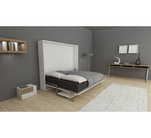 Opklapbed horizontaal CLICK O TOP met bureau, 182x202cm