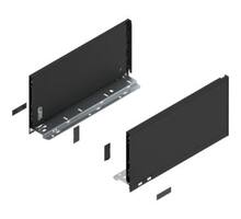Legrabox ladezijde C 350mm, carbon zwart, hoogte 177mm