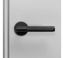 Door Handle Set/Unsprung/Cross/Black