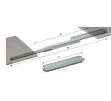 Tafelgeleider voor opening 838mm, prijs per set