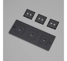 3G Wall Plate/Horizontal/Smoked Bronze