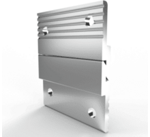 Paneelprofiel aluminium MF375 lengte 1250mm, diepte 6.35mm