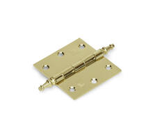 Vaaskopscharnier 76x76x2mm vermessingd