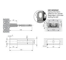 Staafplankdrager Triade Maxi PRO voor plank max 400mm diep