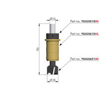 Boor voor 18mm excenters geschikt voor boormal Y0JG0170RO