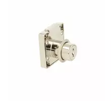 Oplegslot 850 sluiting KA E02, vernikkeld, cilinder vast